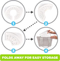 Playtex Travel Grey Folding Potty Seat White/Grey by Vanessa Jane