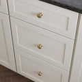 Franklin Brass Matte Black Cabinet Knobs 1-1/8" Round 10-Pack Simple Double Ring by Deal US
