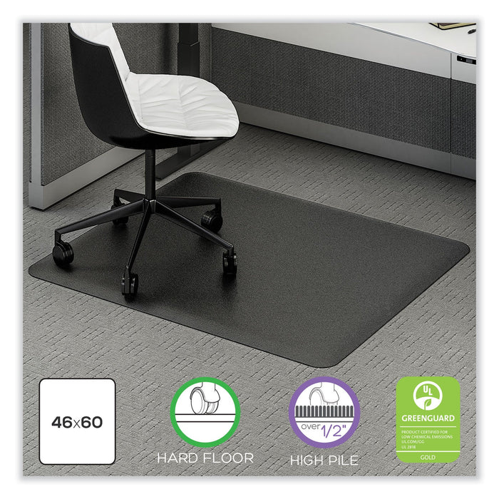 deflecto Ergonomic Sit Stand Mat, 60 x 46, Black