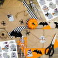COCHIE Halloween J-O-Lantern Stickers 480pcs 1.5in Laser Ghost by Deal US