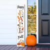 AUSTAB Happy Fall Y'all Wooden Porch Sign 47.2" x 7.8" White Autumn Decor