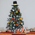 Soulchen 39 Pc Fall Thanksgiving Tree Ornaments Set Orange Brown Gold by Deal US