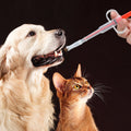 2 Pieces Pet Pill Plunger Popper for Small Cats Dogs Pill Gun Dispenser Shooter Pet Piller Soft Tip Tablet Syringe Pusher Animal Medicine Feeder for Feeding Accessories (Red)
