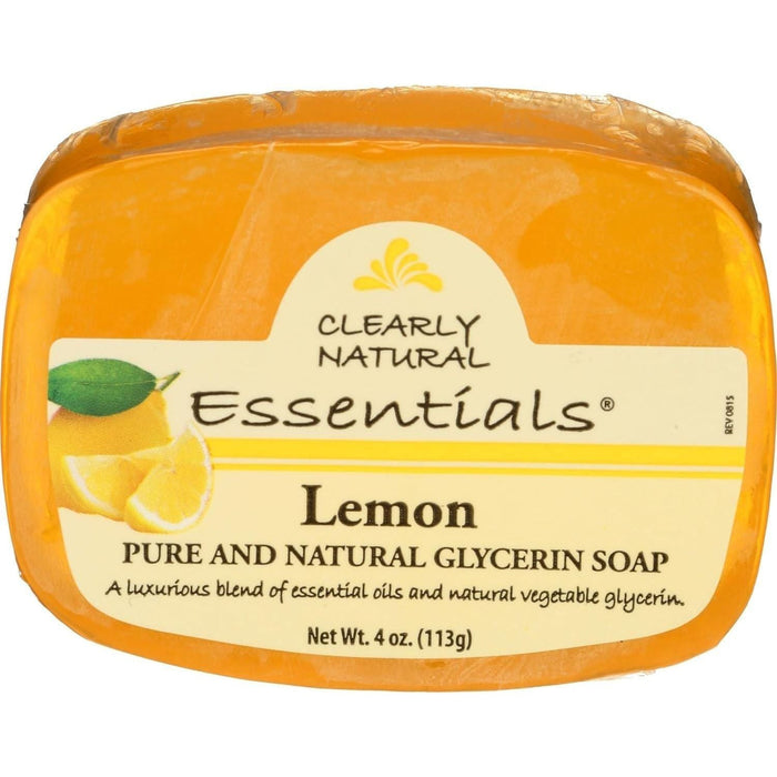Clearly Natural Essentials Lemon Glycerin Soap 4 oz by Pasteur Pharmacy