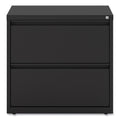Alera Lateral File, 2 Legal/Letter-Size File Drawers, Black, 30" x 18.63" x 28"