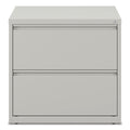 Alera Lateral File, 2 Legal/Letter-Size File Drawers, Light Gray, 30" x 18.63" x 28"