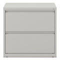 Alera Lateral File, 2 Legal/Letter-Size File Drawers, Light Gray, 30" x 18.63" x 28"
