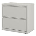 Alera Lateral File, 2 Legal/Letter-Size File Drawers, Light Gray, 30" x 18.63" x 28"