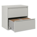 Alera Lateral File, 2 Legal/Letter-Size File Drawers, Light Gray, 30" x 18.63" x 28"