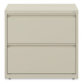 Alera Lateral File, 2 Legal/Letter-Size File Drawers, Putty, 30" x 18.63" x 28"