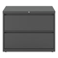 Alera Lateral File, 2 Legal/Letter/A4/A5-Size File Drawers, Charcoal, 36" x 18" x 28"