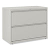 Alera Lateral File, 2 Legal/Letter-Size File Drawers, Light Gray, 36" x 18" x 28"