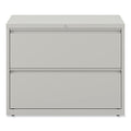 Alera Lateral File, 2 Legal/Letter-Size File Drawers, Light Gray, 36" x 18" x 28"