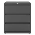 Alera Lateral File, 3 Legal/Letter/A4/A5-Size File Drawers, Charcoal, 36" x 18.63" x 40.25"