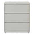 Alera Lateral File, 3 Legal/Letter/A4/A5-Size File Drawers, Light Gray, 36" x 18.63" x 40.25"