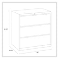 Alera Lateral File, 3 Legal/Letter/A4/A5-Size File Drawers, Light Gray, 36" x 18.63" x 40.25"