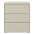 Alera Lateral File, 3 Legal/Letter/A4/A5-Size File Drawers, Putty, 36" x 18.63" x 40.25"