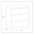Alera Lateral File, 3 Legal/Letter/A4/A5-Size File Drawers, Putty, 36" x 18.63" x 40.25"
