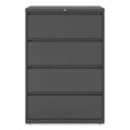 Alera Lateral File, 4 Legal/Letter/A4/A5-Size File Drawers, Charcoal, 36" x 18.63" x 52.5"