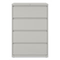 Alera Lateral File, 4 Legal/Letter-Size File Drawers, Light Gray, 36" x 18.63" x 52.5"