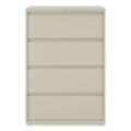 Alera Lateral File, 4 Legal/Letter-Size File Drawers, Putty, 36" x 18.63" x 52.5"