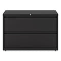 Alera Lateral File, 2 Legal/Letter-Size File Drawers, Black, 42" x 18.63" x 28"