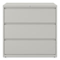 Alera Lateral File, 3 Legal/Letter/A4/A5-Size File Drawers, Light Gray, 42" x 18.63" x 40.25"