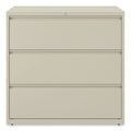 Alera Lateral File, 3 Legal/Letter/A4/A5-Size File Drawers, Putty, 42" x 18.63" x 40.25"
