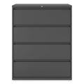 Alera Lateral File, 4 Legal/Letter/A4/A5-Size File Drawers, Charcoal, 42" x 18.63" x 52.5"