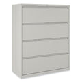 Alera Lateral File, 4 Legal/Letter-Size File Drawers, Light Gray, 42" x 18.63" x 52.5"