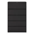 Alera Lateral File, 5 Legal/Letter/A4/A5-Size File Drawers, Black, 42" x 18.63" x 67.63"