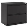 Alera Lateral File, 2 Legal/Letter-Size File Drawers, Black, 30" x 18.63" x 28"