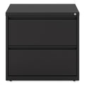 Alera Lateral File, 2 Legal/Letter-Size File Drawers, Black, 30" x 18.63" x 28"