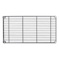 Alera Wire Shelving Garment Rack, 30 Garments, 36w x 18d x 75h, Black