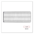 Alera Industrial Wire Shelving Extra Wire Shelves, 48w x 18d, Black, 2 Shelves/Carton