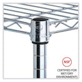 Alera Industrial Wire Shelving Extra Wire Shelves, 48w x 18d, Silver, 2 Shelves/Carton