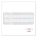 Alera Industrial Wire Shelving Extra Wire Shelves, 48w x 18d, Silver, 2 Shelves/Carton