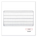 Alera Industrial Wire Shelving Extra Wire Shelves, 48w x 24d, Silver, 2 Shelves/Carton