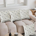 LUOLILI Halloween Pillow Covers 18x18 White Ghost Set of 2 Plush Polyester by Deal US