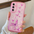 Wave Butterfly Case for Samsung Galaxy A16 4G/5G Case, Pretty Bling Star Butterf