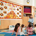 Containlol Fall Thanksgiving Bulletin Board Set Colorful Small 12.6x10.2in by Deal US