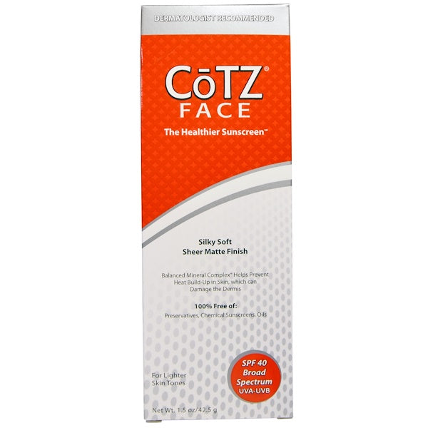 CoTZ Face Lighter Skin Tone SPF 40 - 1.5 Oz by Pasteur Pharmacy