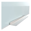 U Brands Glass Dry Erase Board, 70 x 47, White Surface