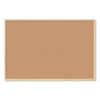 U Brands Cork Bulletin Board, 70 x 47, Natural Surface, Birch Frame