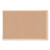 U Brands Cork Bulletin Board, 35 x 23, Natural Surface, Birch Frame