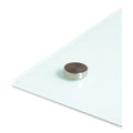 U Brands Glass Dry Erase Board, 96 x 47, White Surface