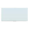 U Brands Glass Dry Erase Board, 96 x 47, White Surface