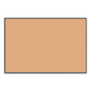 U Brands Cork Bulletin Board with Aluminum Frame, 70 x 47, Natural Surface, Black Frame