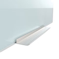 U Brands Glass Dry Erase Board, 96 x 47, White Surface