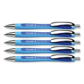 Schneider Slider Rave XB Ballpoint Pen, Retractable, Extra-Bold 1.4 mm, Blue Ink, Blue/Light Blue Barrel